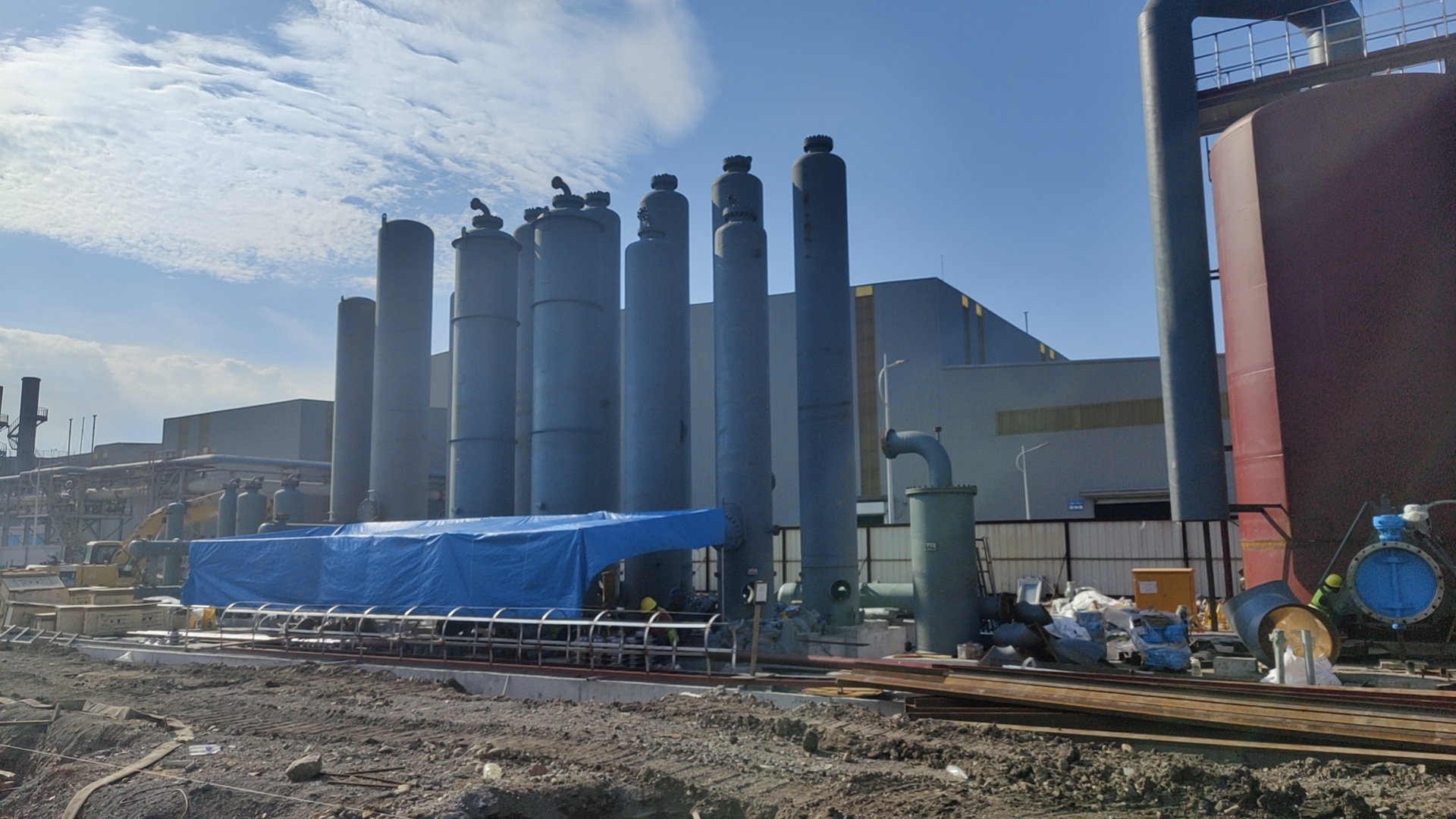 成都森乐环保丨吉林25万吨高品质新能源电磁材料工程气保站项目新进展